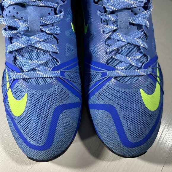 Nike Free Cross Complete Womens Running Shoes Sneakers Size 7 Blue Volt Walking - Picture 5 of 13